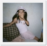 Daniela being silly * Daniela, Juan and Isela's daughter
No, she doesn't really wear glasses! :)
(BTW, Daniela isn't always silly - God also uses her to pray for people and to give words of prophecy!) * 1330 x 1328 * (1.11MB)